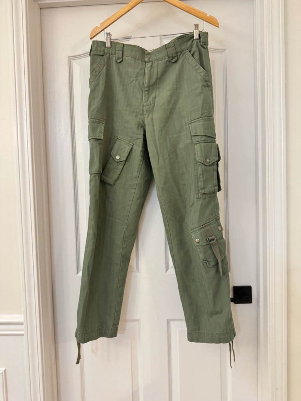 BDG Urban Outfitters Olive Green Cotton Baggy Cargo Pants Utility 32 Y2K women’s